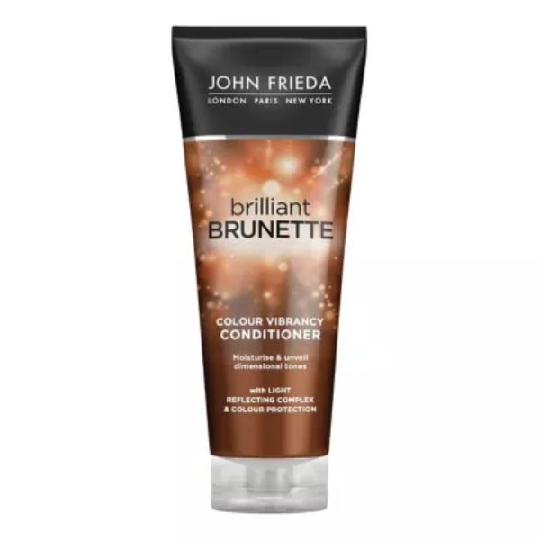 John Frieda Brilliant Brunette Colour Protecting Moisturising Conditioner 250ml