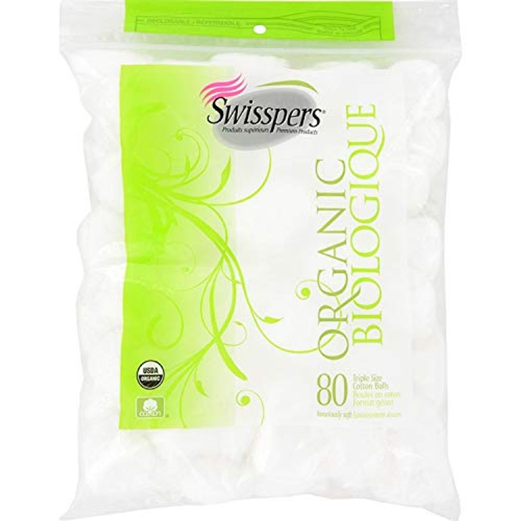  Organic Essentials Cotton Balls Triple Size 80 Each