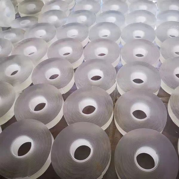 Set of 2 x 3m Double Sided Magic Tape, Super Strong Tape, Super Strong Adhesive Tape, Removable Super Strong, Transparent, Anti-Slip, Magic Double Sided Tape, Dry and Dry to Restore Adhesive,