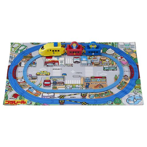 Takara Tomy PLARAIL TAKARA TOMY "Plarail Pushu Go Easy First Plarail Colorful Set "Train, Train Toy, 1.5 Years Old, Toy Safety Standards Passed, ST Mark Certification, PLARAIL TAKARA TOMY