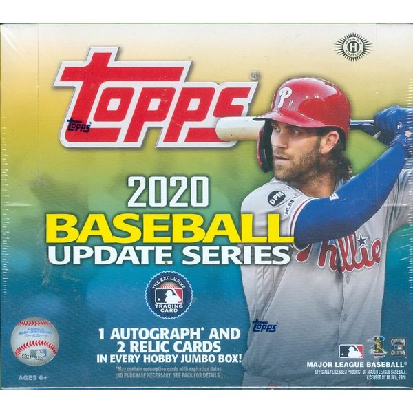 2020 Topps Update Baseball Factory Sealed Jumbo Box