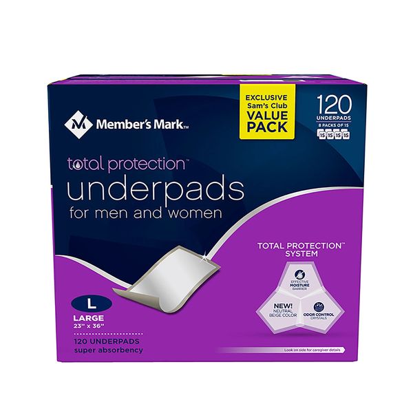 Member's Mark Underpads, 23" x 36" (120 ct.) 