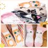 Neko Town Cat Socks, 5 Pair Set, Women's, Ankle Length, Cat Pattern, Type D