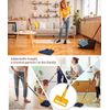 60" inch long Metal MOP Handle pole with  tight Mop Head Holder Side Gate lock