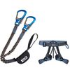 LACD Pro Evo climbing Blue + Easy Ferrata climbing belt LACD