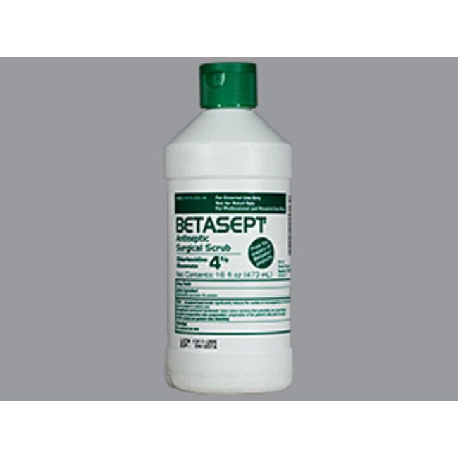 BETASEPT SCRUB 4% 16OZ   chlorhexidine gluconate 4% (SAME FORMULA AS HIBICLENS)