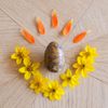 Yoni Egg in Bamboo Jasper - Large - Hole