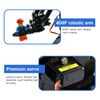 KEYESTUDIO BBC Micro:bit 4-DOF Robot Arm Kit (Exclude Microbit V2), STEM Education Kit with MakeCode/Python Coding for Programming Learning of Teenagers