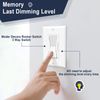 Decora Dimmer Light Switch Single Pole / 3-Way - LED / 600W Incandescent 12Pack