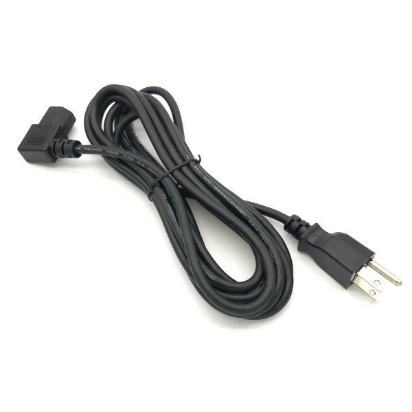 10FT RIGHT ANGLE COMPUTER POWER SUPPLY AC CORD WIRE FOR HP DELL ACER DESKTOP PC
