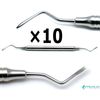 10× Dental 2-3 Heidbrink Root Tip Pick Elevators Surgical Instruments