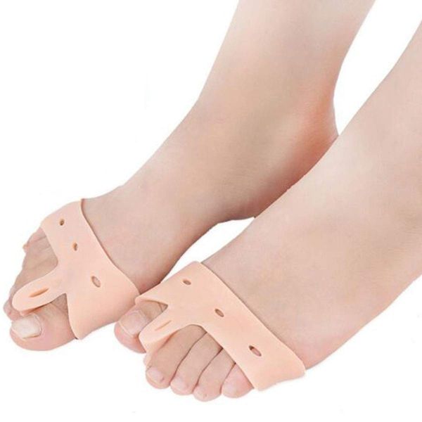 PEDIMEND Bunion Correctors Toe Alignment Pad (3PAIR - 6PCS) | Toe Spacer Band | Hallax Valgus Brace | Big Toe Separator Gel Cushion | Unisex | Foot Care (Pink)