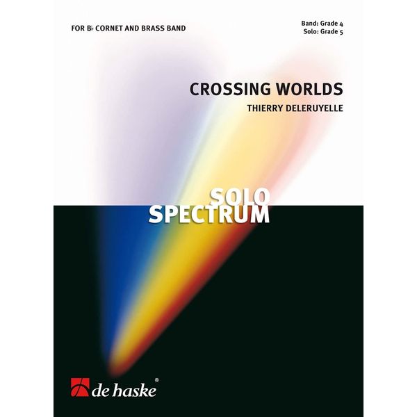 Thierry Deleruyelle-Crossing Worlds-Brass Band and Bb Cornet Solo-SCORE