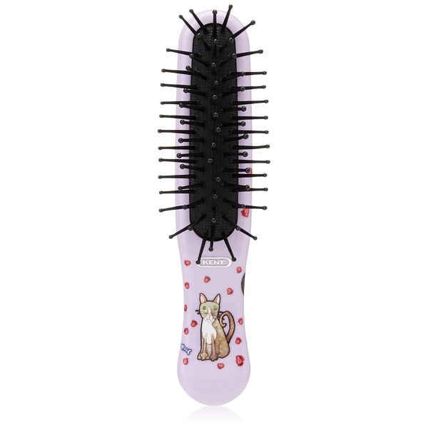 Kent ArtHedz Cats Designed Pocket Size Hairbrush