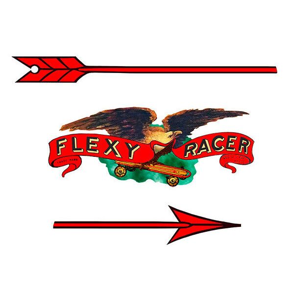 FLEXY RACER  DECAL WATER SLIDE LASER PRINTED