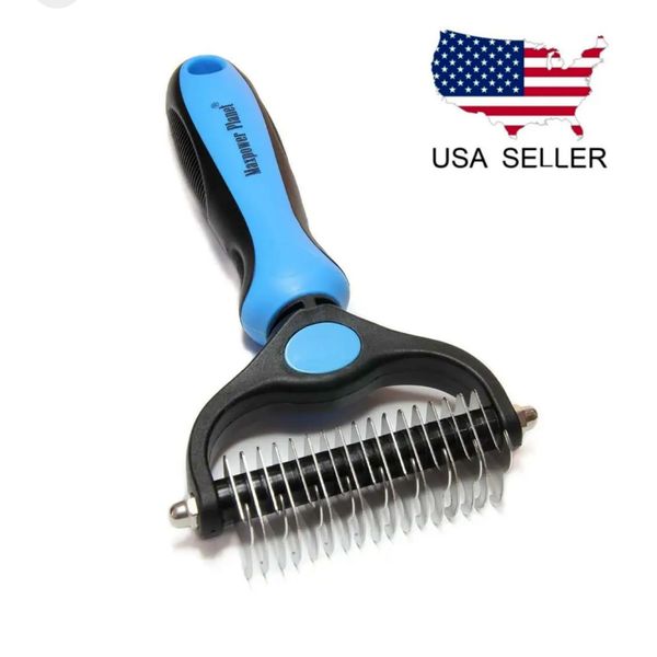 Maxpower Planet Pet Grooming Brush Dog Undercoat Rake Comb Dematting Deshedding