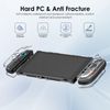 Qoosea Case Compatible with 2025 Nintendo Switch 2 Console, Detachable Protective PC Cover Shell for Switch 2 Shockproof Anti-Scratch -Transparent
