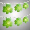 St. Patrick's Day Irish Shamrocks String Lights ~ 10 Light String Nantucket Home