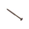 #10-8 x 4" Bugle Head Square Drive Plain Finish Sharp Point 18-8 SS 100pc