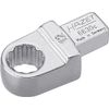 Hazet 6630C-12 12/9 x 12 mm Insert Box-End Wrench - Silver