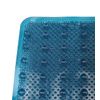 Grass Textured Spa Quality Foot Scrubber Shower Bath Mat Anti-Slip 24.5" x 13.5" Comforts Tired Feet (Blue)