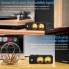 HiFi Phono Preamp for MM Turntable Headphone Amplifier with VU Meter (T13)