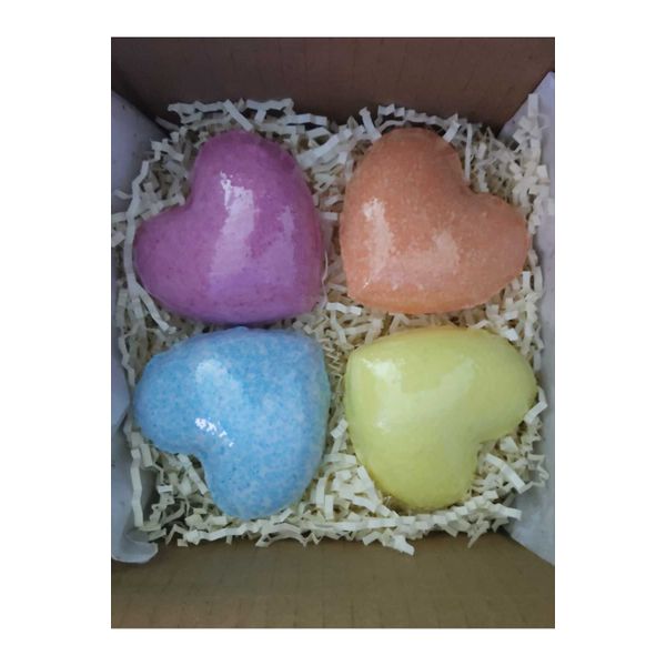 85 Gr Kalp Bathbomb Nem Bombası 4 Adet