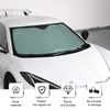 For Corvette C8 2020+ Interior Folding Sunshade Sun Protection Sunvisor Sunshade