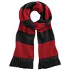 Beechfield Stadium Scarf, Multicolour (Kelly Green/White 00), One (Size:One Size)
