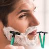 Disposable Razors in Bulk ,Razors individually wrapped bulk,Twin Blade Razors with Clear Safety Cap, Razors For Homeless, Hotel,Air Bnb,Shelter/Homeless/Travel (50PCS)