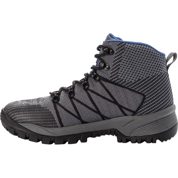 Propet mens Traverse Hiking Boot, Grey/Black, 10.5 X-Wide US