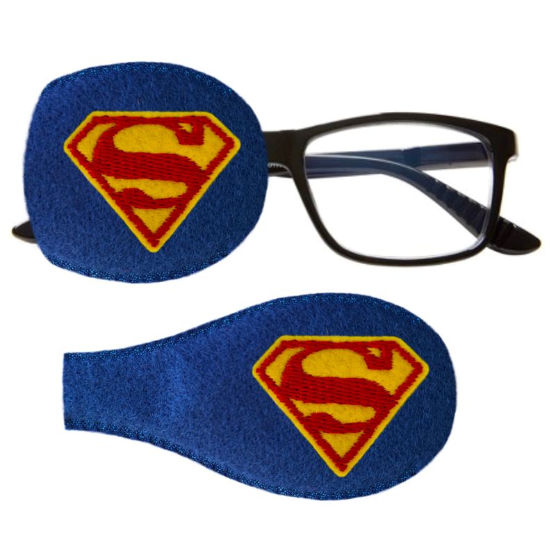 Super Hero Reusable Fabric Eye Patch for Kids and Adults Orthoptic ...