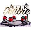 Cake Topper Auguri Dottore plex