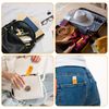 Tyqour 2 Pack Mini Folding Toothbrush Set with Travel Cover