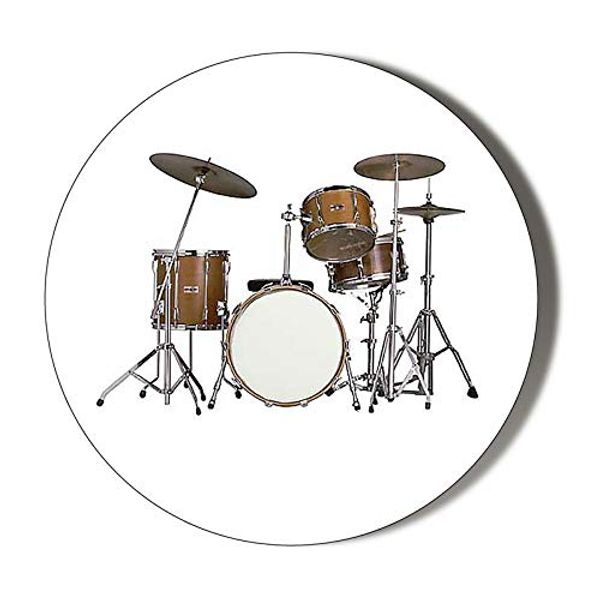 CHAMPION CLASSIC DRUM KIT 58mm Handbag or Pocket Make Up Novelty Mirror