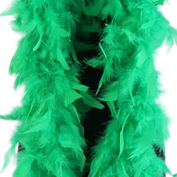 Green Feather Boas, 6.6ft Feather Boa for Women Men, 1920s Feather Scarf Fancy Dress Craft DIY Accessories for Dancing Wedding Party Cosplay Halloween Festivals Pride Hen Do Stag Do Christmas