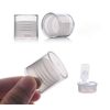 XUMIN 3PCS 250ML 8.8OZ Empty Refillable Clear Plastic Make Up Water Bottle with Double Screw Lid Toner Lotion Dispensing Jas Pot Vial Portable Cosmetic Container Holder for Travel and Daily Life