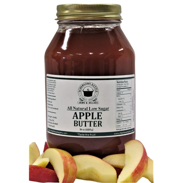 Apple Butter, All Natural/Low Sugar, 36 oz