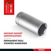 Teng M380621c Deep Socket 21mm 3/8 Square Drive