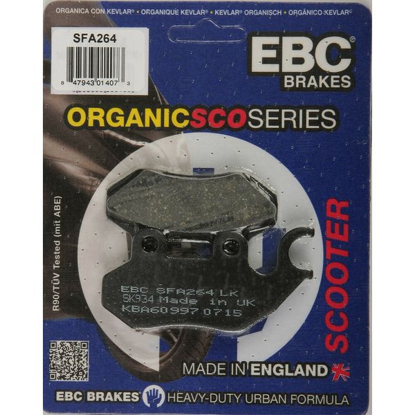 EBC SFA Organic Scooter Brake Pads SFA264