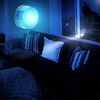 LED Strobe Light, Blue Emergency Strobe Light Warning Security Flashing Beacon Light Silent Strobe Light for Home Security Alarm System
