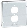 Raco 972 Square Cover, Exposed Work, 4-11/16", 1-Duplex