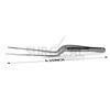 Jansen Ear Forceps 6.25" Bayonet Shape Serrated Tips German Grade