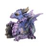 Tyrian Purple Dragon Blue Crystal Guardian 11cm High