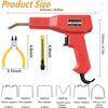 Plastic Welding Machine Car Bumper Repair Kit,6Types 1050 Staples Plastic