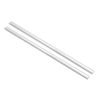 sourcing map 10mmx5mmx250mm Transparent Clear Solid Acrylic Semicircle Rod PMMA Bar 2pcs