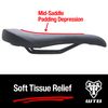 WTB Volt Bike Saddle - Comfortable Medium Thickness Padding, Contoured Shape with a Flex-Tuned Shell - Lightweight MTB Saddle for Optimal Support & Performance (Narrow Width and Cromoly Rails).