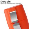 Egg Cracker Tool, Egg Shell Opener Egg Peeler for Hard Boiled Eggs, Handheld Egg Cracking Tool, Portable Eggshell Remover Egg Opener, Kitchen Baking Separator Tool for Home Dorm Kitchen (Orange)