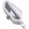 White PVC Track Up To 420cm (End Stop 2 Pack)
