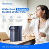 Waterdrop Compact Electric Water Filter Pitcher,200GallonWater,With 2 Filter